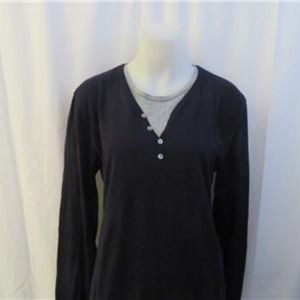 SCOTCH & SODA NAVY LONG SLEEVE TOP M*